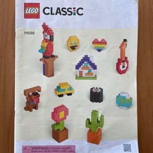 LEGO Classic | Creative Building Set 11030, INSTRUCTIONS ONLY
